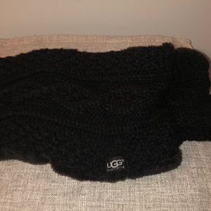 Genuine faux fur knit Ugg Scarf